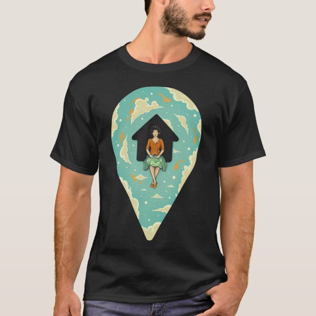 T-shirt Vous êtes à la maison (Devant)