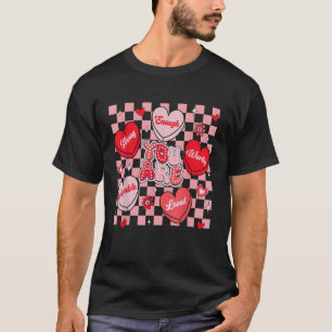 T-shirt Vous êtes aimé digne assez Cœur de bonbon Enseigna