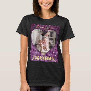 T-SHIRT VOUS ÊTES AIMÉE GRAND-MÈRE PHOTO PERSONNALISÉE