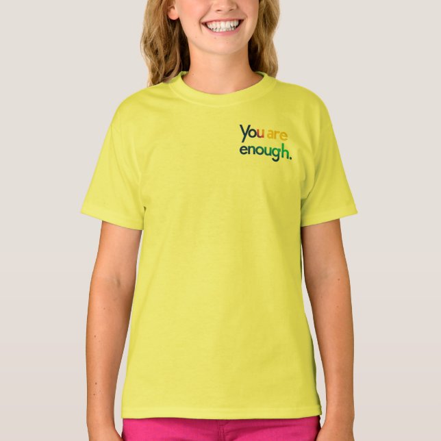 T-shirt vous êtes assez (Devant)
