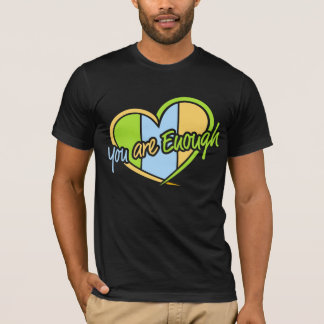 T-shirt Vous êtes assez Logo de citation motivationnelle d