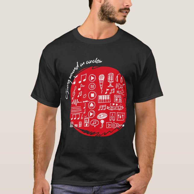 T-shirt Vous êtes ce que vous écoutez ... (Devant)