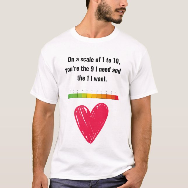 T-shirt Vous êtes celle que je veux (Devant)