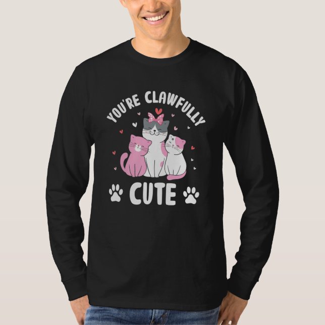 T-shirt Vous êtes Clegal Cute Cat Couples Kitten (Devant)