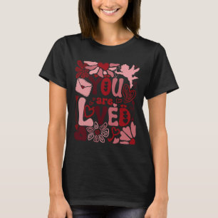 T-shirt Vous êtes digne Fleur Belle Aimée Assez Bible