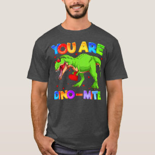 T-shirt Vous Êtes DinoMite Mite TRex Dinosaur Valentines D