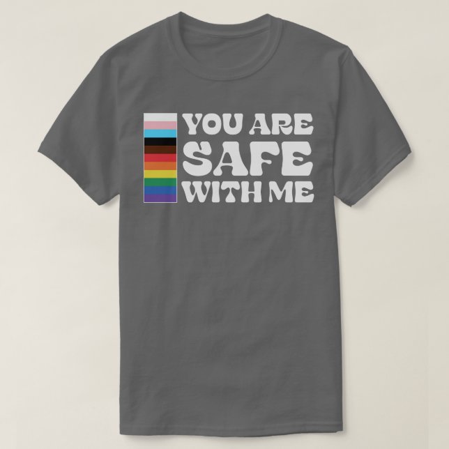 T-shirt Vous Êtes En Sécurité Avec Moi (Design devant)