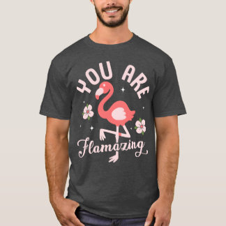 T-shirt Vous Êtes Flamazazing Pink Bird Cute rétro