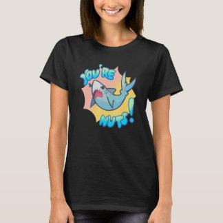 T-shirt Vous êtes fous   Requin mignon pour hommes femmes 