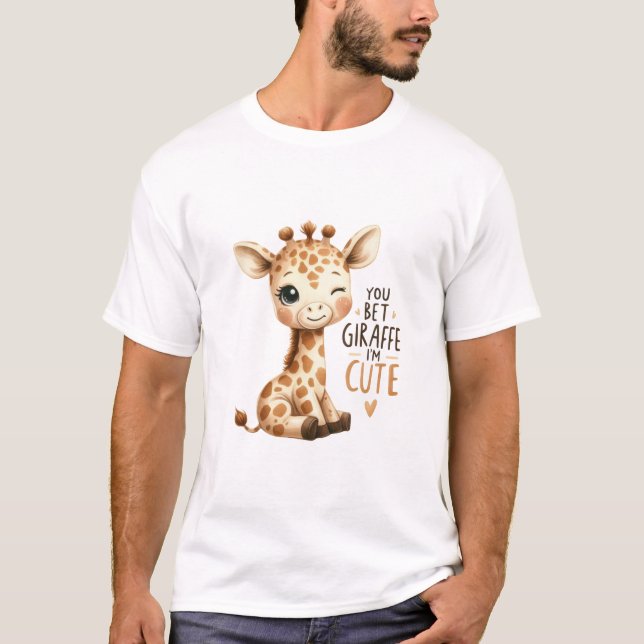 T-shirt Vous êtes girafe mignon doux Art (Devant)