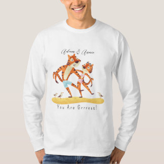 T-shirt Vous êtes Grand Tigre Customisé Cadeau Lui