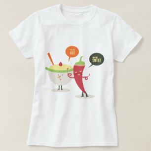 T-shirt Vous êtes Hot N Sweet Chili Cake