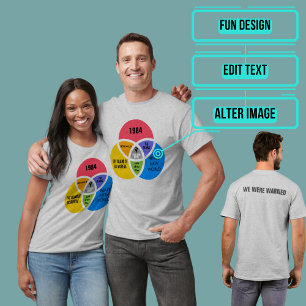 T-shirt Vous Êtes Ici Dystopian Future Mashup Ver 03