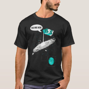 T-shirt Vous Êtes Ici Voie Lactée