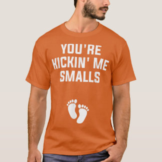 T-shirt Vous êtes Kickin' Me Smalls Genre Reveal Grossesse