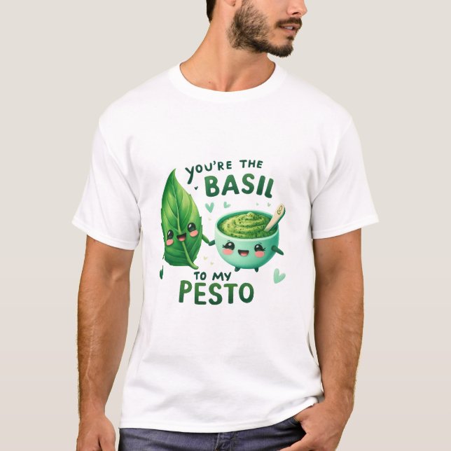 T-shirt Vous êtes la Basil de My Pesto - (Devant)