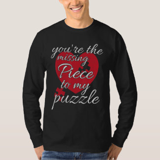 T-shirt Vous êtes la pièce manquante de mon puzzle de la S