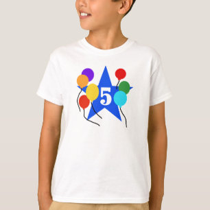 T-shirt Vous êtes le 5ème anniversaire d'étoile