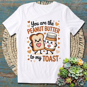 T-shirt Vous êtes le beurre de cacahuète à mon toast Coupl