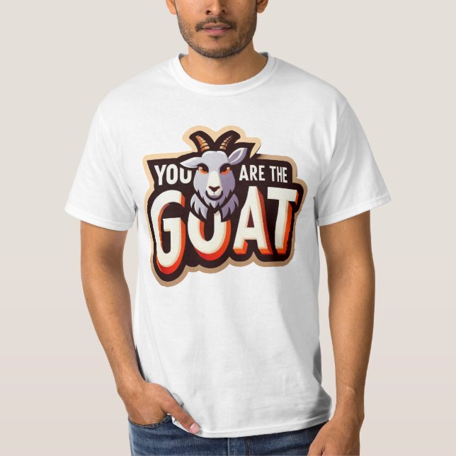 T-shirt Vous êtes le G.O.A.T (Devant)
