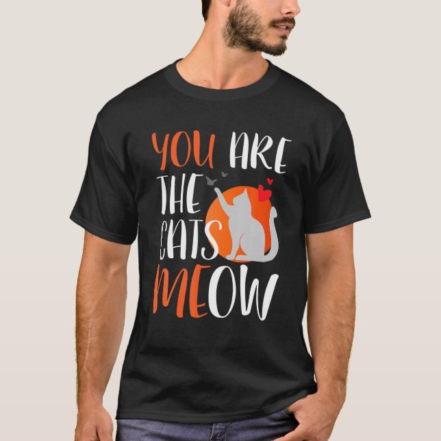 T-shirt Vous Êtes Les Chats Meow, Drôle Amoureux de les ch (Devant)
