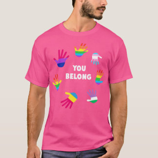 T-shirt Vous êtes LGBT Gay pride Tee LGBTQ Supporter Cadea