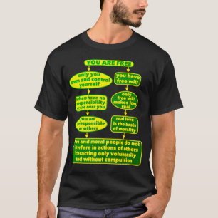 T-shirt Vous êtes libre (sombre)
