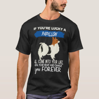 T-shirt Vous êtes Lucky A Papillon