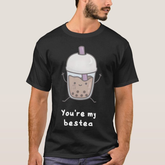 T-shirt Vous Êtes Mon Bestea Best Friend garçon (Devant)
