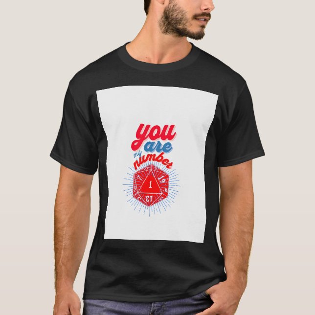 T-shirt Vous êtes mon échec critique numéro un (Devant)