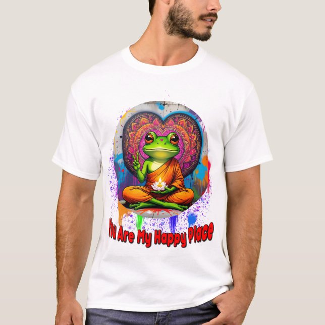 T-shirt Vous êtes mon endroit heureux (Devant)