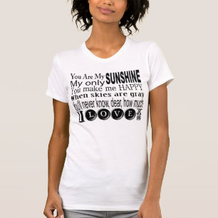 T-shirt Vous êtes mon habillement et cadeaux de soleil