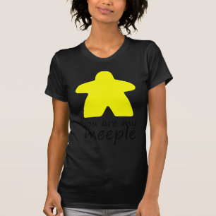 T-shirt Vous êtes mon meeple - jaune