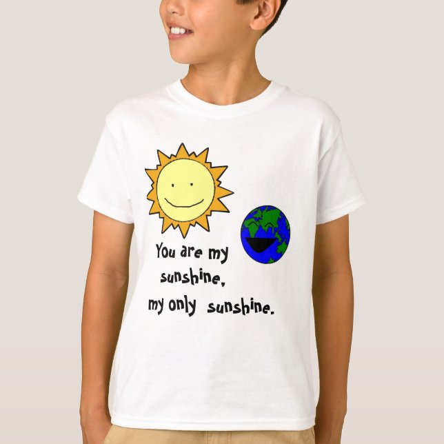 T-shirt Vous êtes mon soleil (Devant)