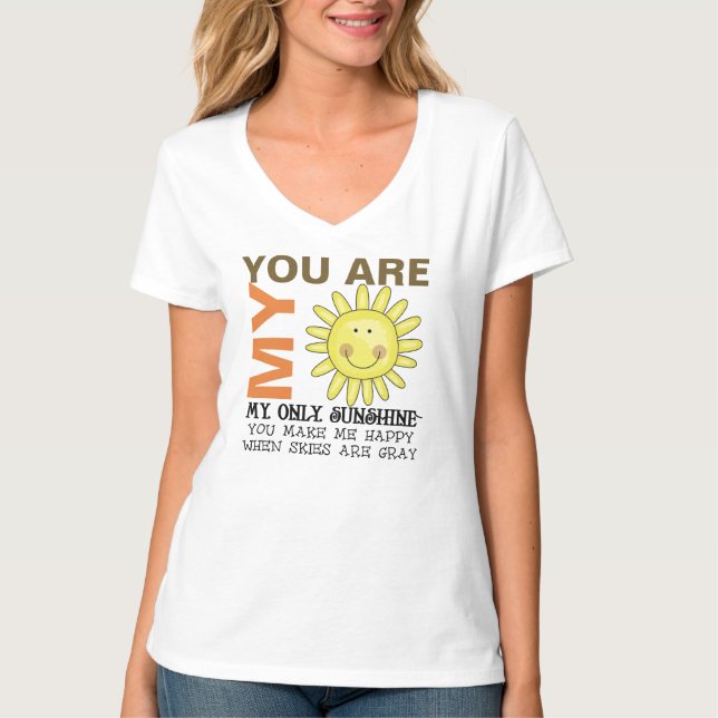 T-shirt Vous êtes mon soleil (Devant)
