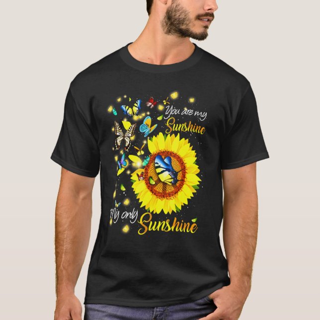 T-shirt Vous Êtes Mon Soleil Mon Seul Sunshine Sunflower M (Devant)