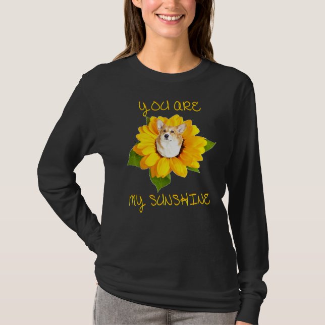 T-shirt Vous Êtes Mon Sunshine Corgi Premium (Devant)