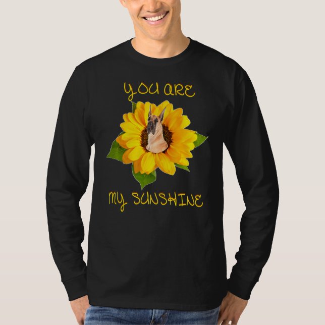T-shirt Vous Êtes Mon Sunshine Great Dane Premium (Devant)