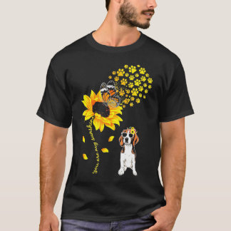 T-shirt Vous Êtes Mon Sunshine Sunflower Beagle Pour Homme