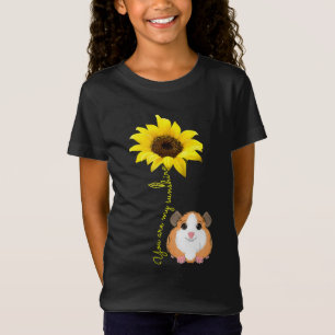 T-Shirt Vous Êtes Mon Sunshine Tournesol Guinée Pig Maman