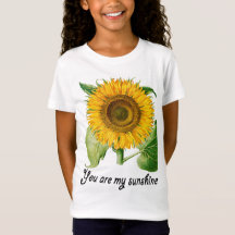 Vous êtes mon tournesol de dessus de tee - shirt