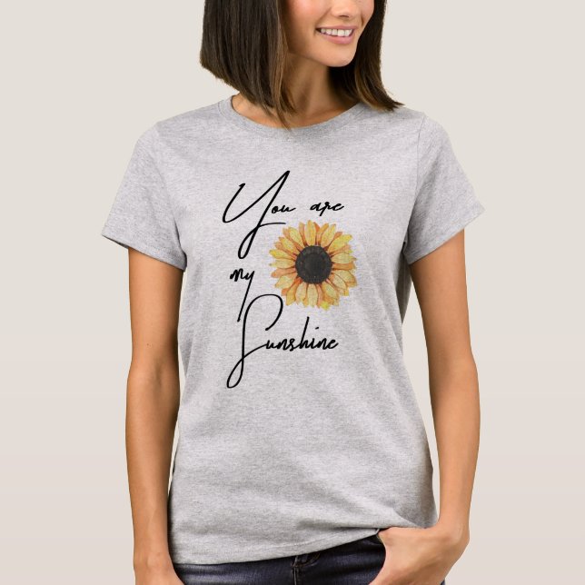 T-shirt Vous êtes mon tournesol soleil mignon (Devant)