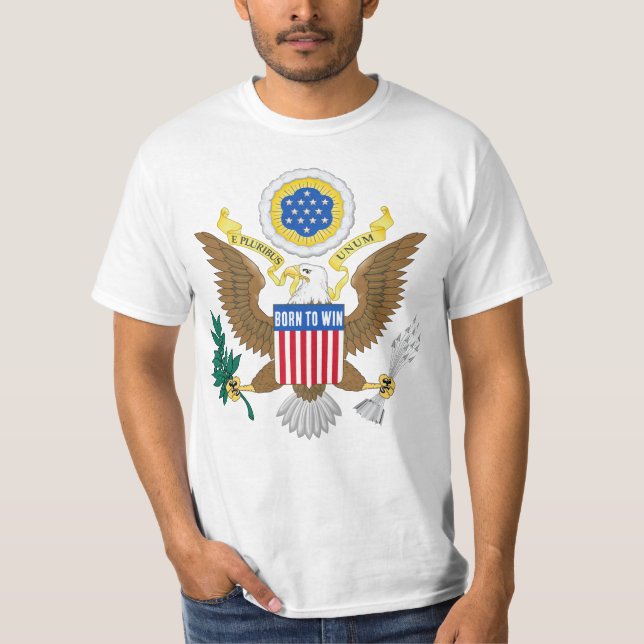 T-shirt Vous êtes né pour gagner. (Devant)