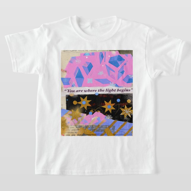 T-shirt Vous êtes où la lumière commence (Poser)