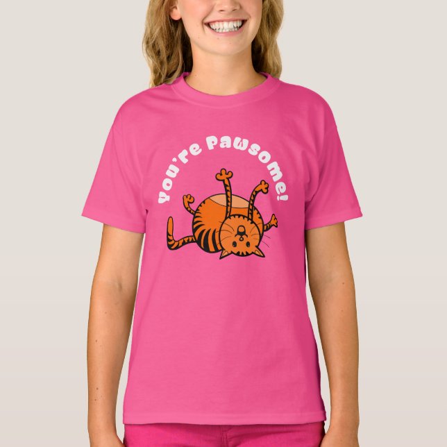 T-shirt Vous êtes Pawsome (Devant)