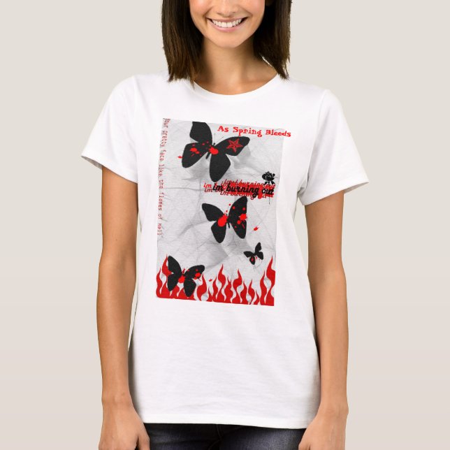 T-shirt vous êtes pièce en t girly de joli visage (Devant)