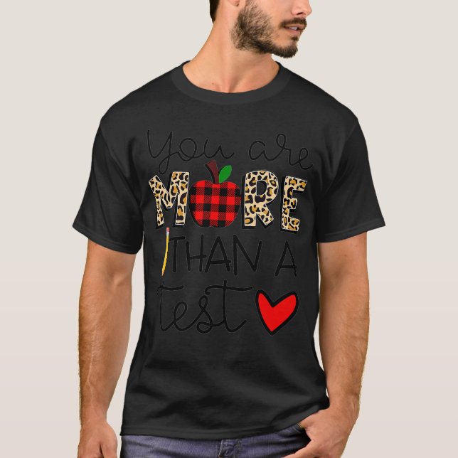 T-shirt Vous êtes plus qu'un test (Devant)
