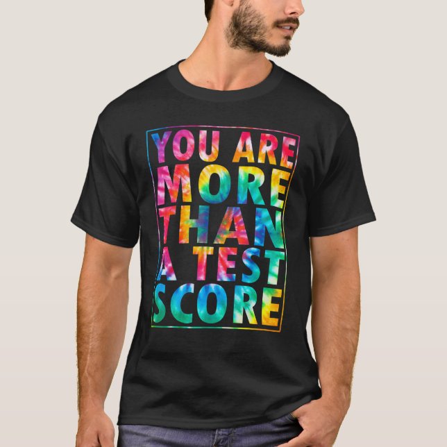 T-shirt Vous êtes plus qu'un test Score Motivational Test  (Devant)