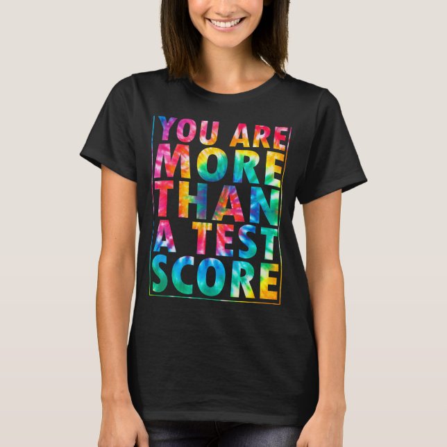 T-shirt Vous êtes plus qu'un test Score Motivational Test  (Devant)