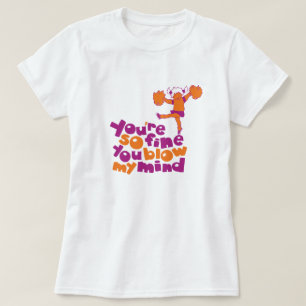 T-shirt Vous êtes si fin vous soufflez mon rétro graphiq